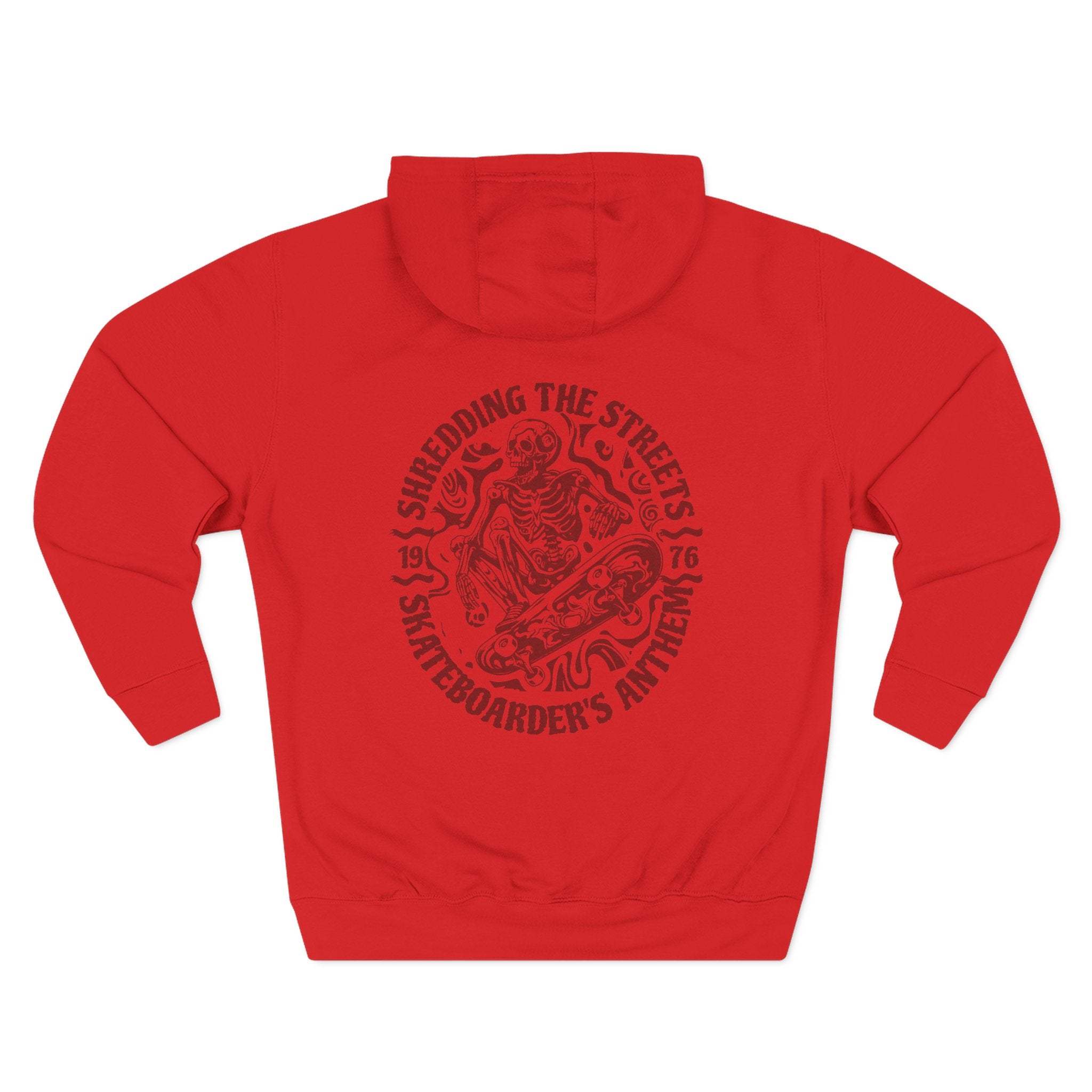 Skateboarders In Hell Graphic Hoodie — Retro Skate Circle Design