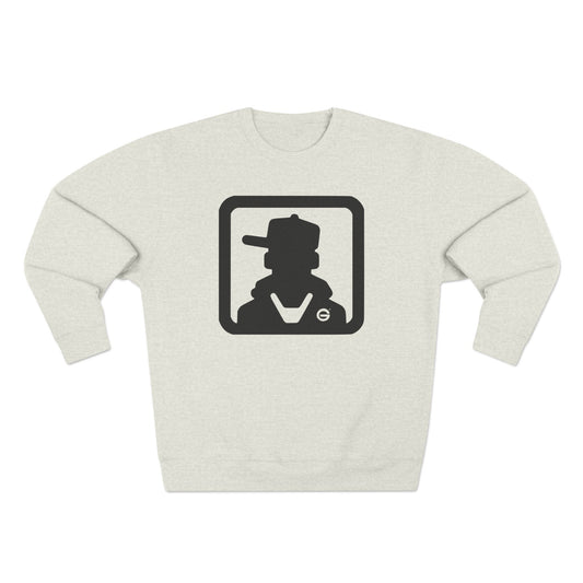 Vintage Detective Silhouette Crewneck Sweatshirt