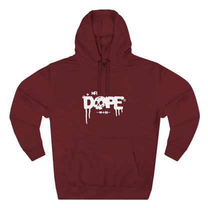 Classic White Three-Panel Hoodie