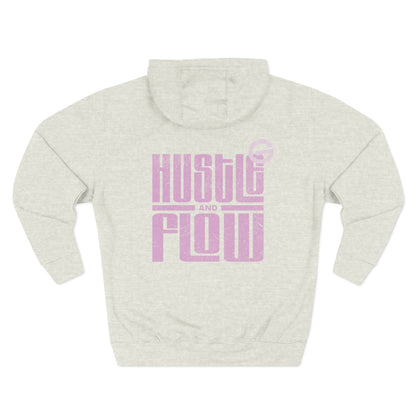 Hustle Flow Pink Graphic Hoodie