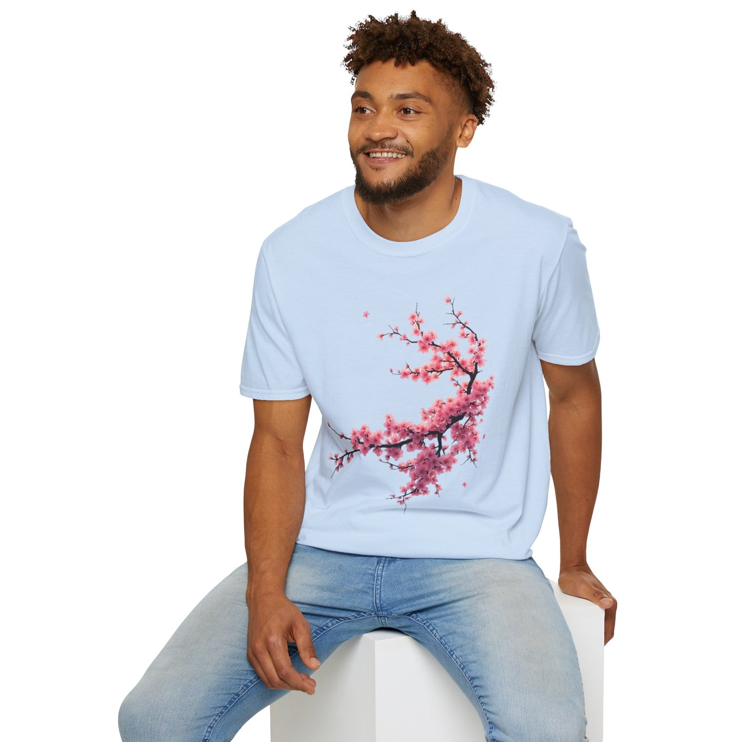 Cherry Blossom Tee — Pink Sakura Floral T-Shirt