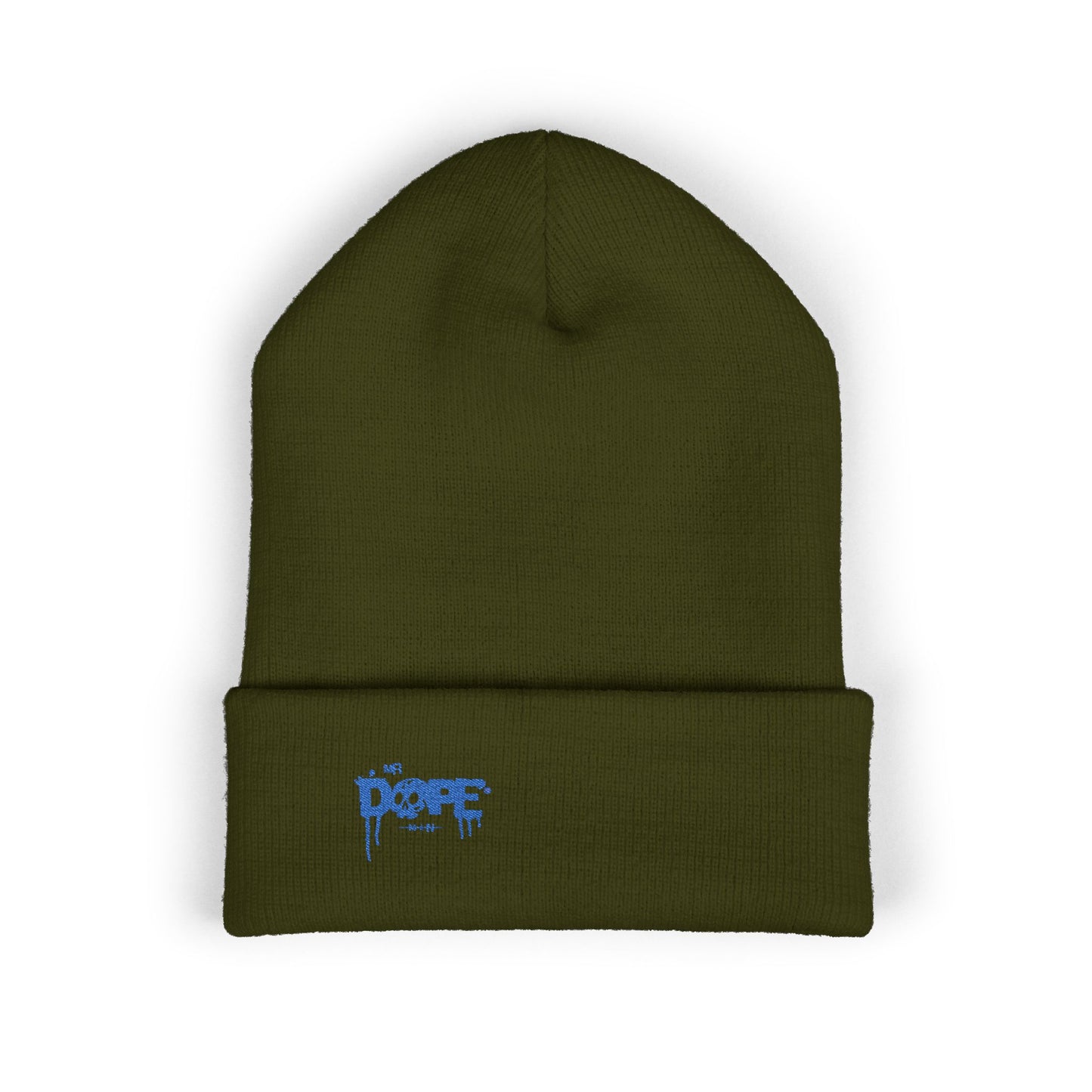 Embroidered Dope Streetwear Knit Beanie