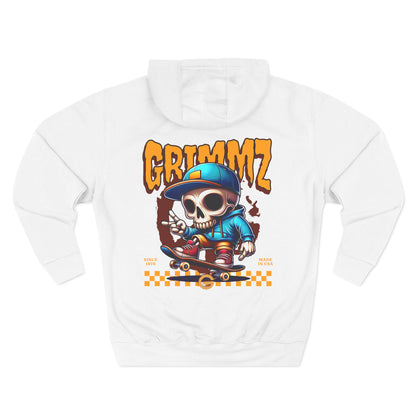Weirdo Graphic Hoodie — Retro Skate Cartoon Fleece Pullover