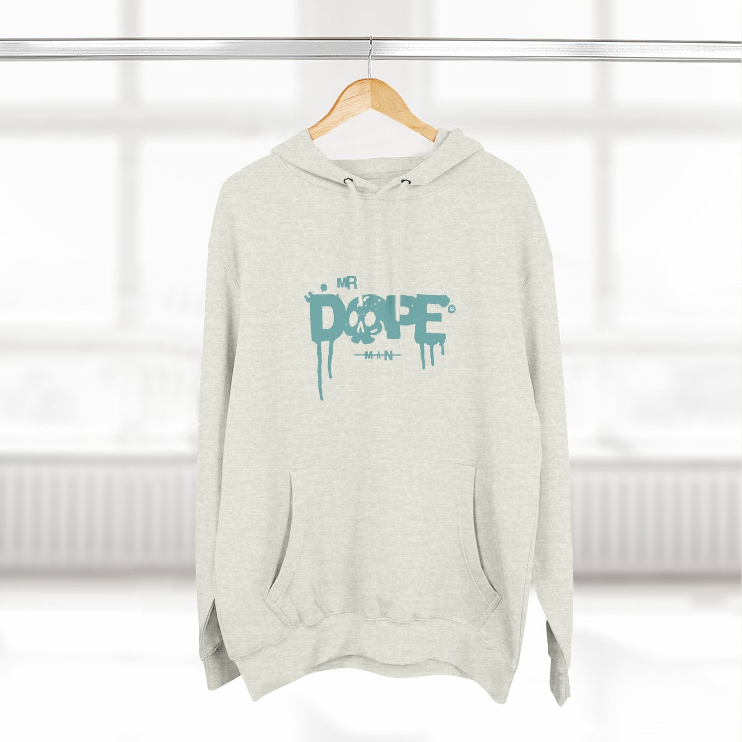 Dope Skull Fleece Hoodie Graphic Streetwear