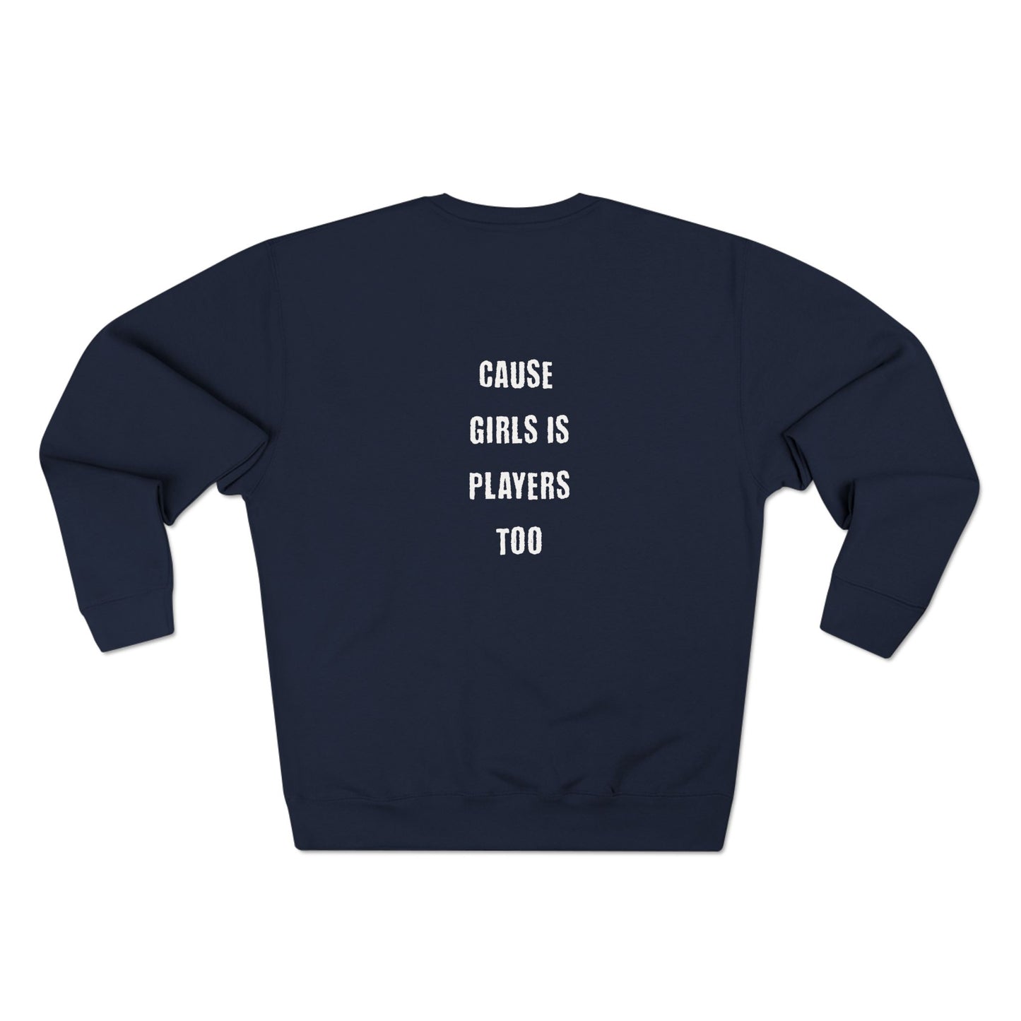 Crewneck Sweatshirt Minimal Logo Casual Pullover