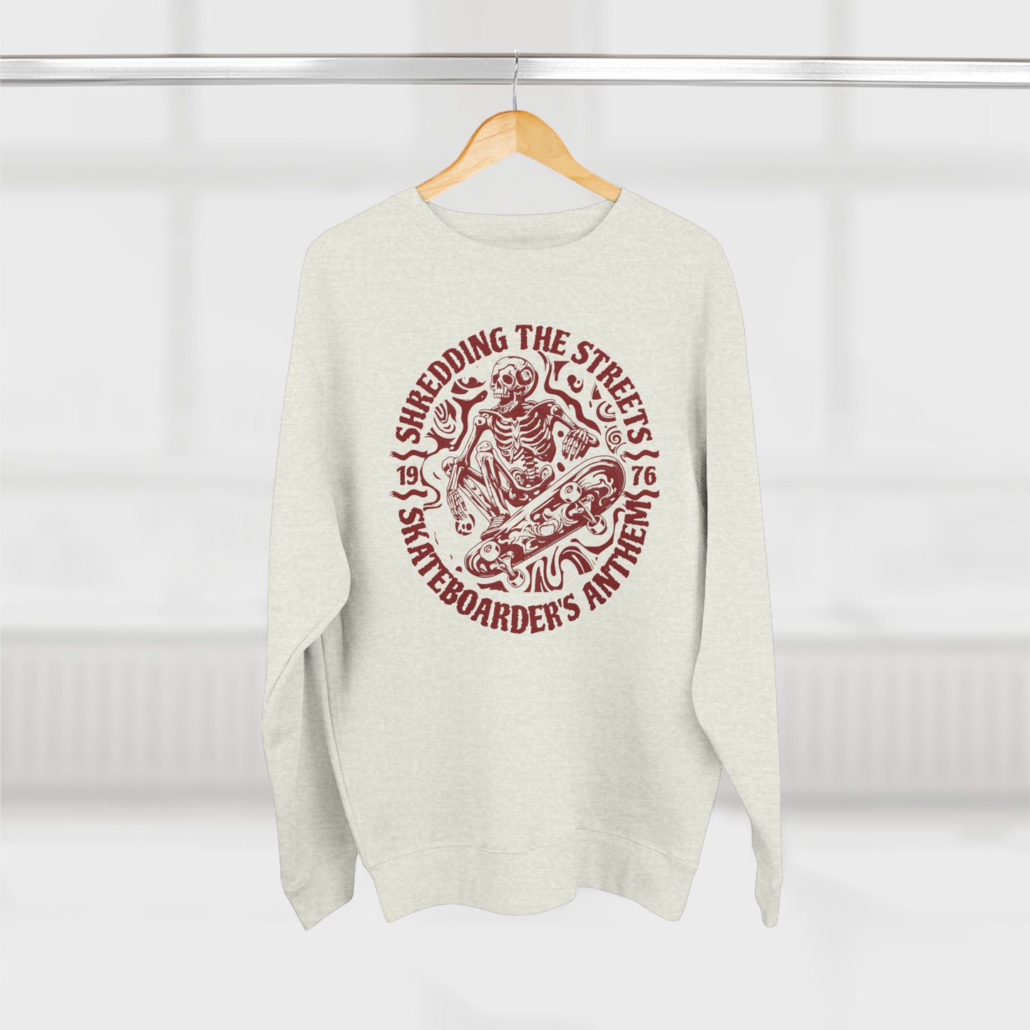 Skate Anthem Shredding Streets Sweatshirt
