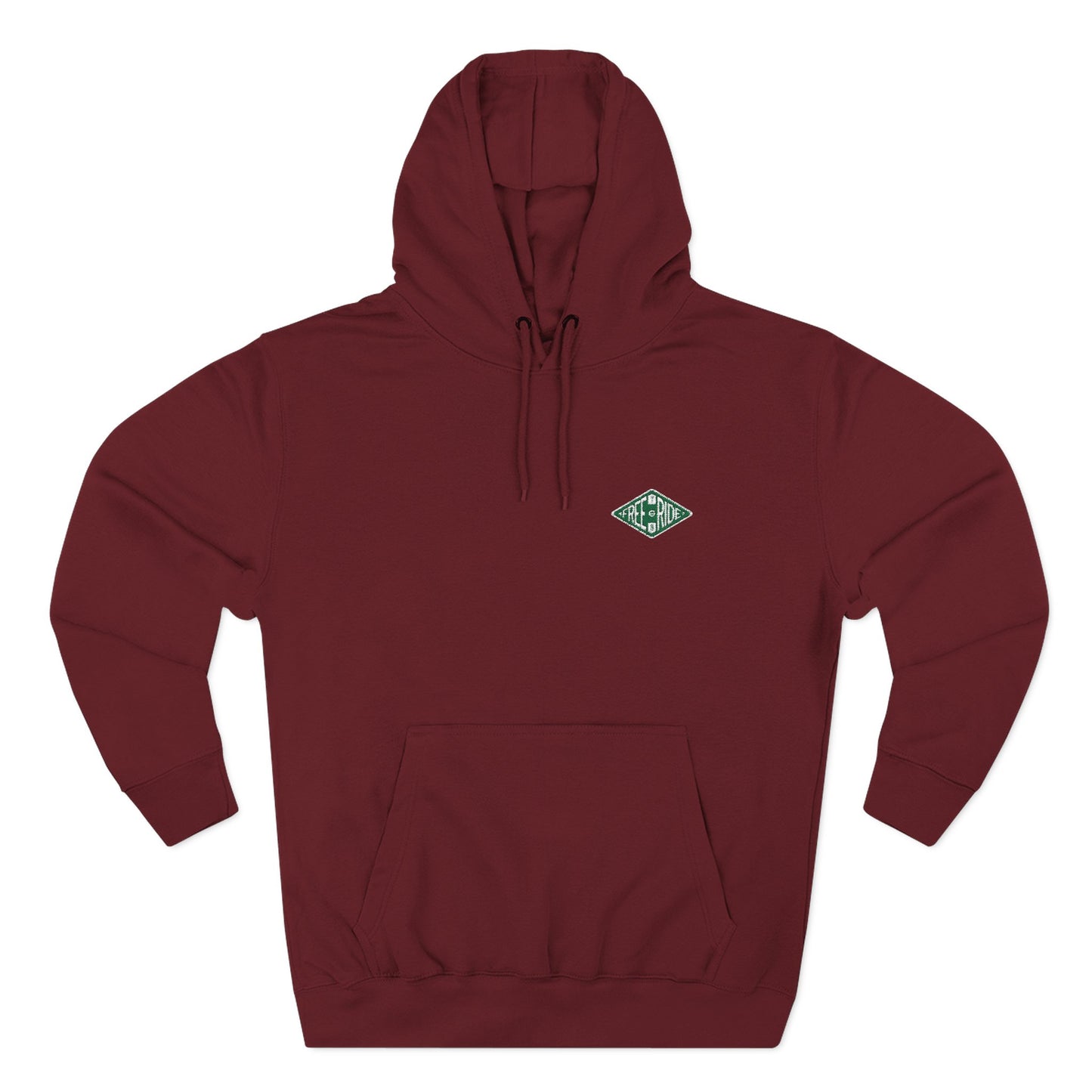 Minimal Green Diamond Logo Hoodie