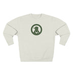 Detective Circle Crewneck Sweatshirt — Vintage Sherlock Pipe Logo
