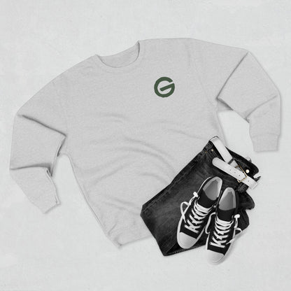 Minimalist Green 'G' Logo Crewneck Sweatshirt