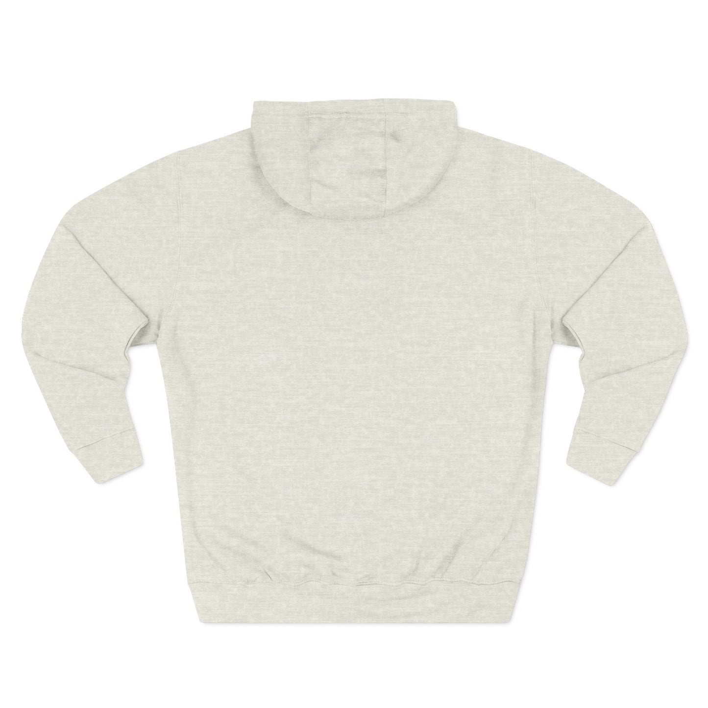 Classic White Three-Panel Hoodie