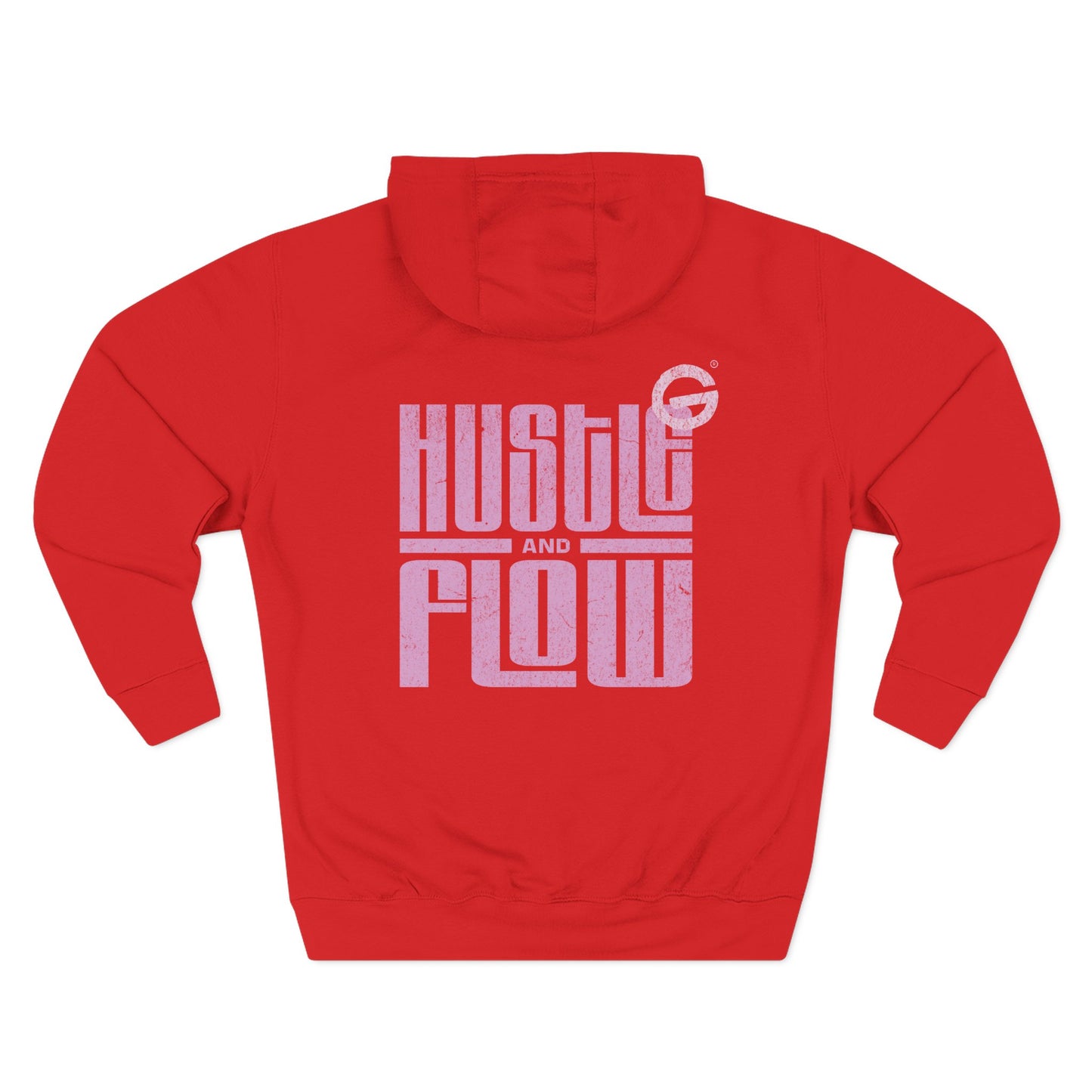 Hustle Flow Pink Graphic Hoodie