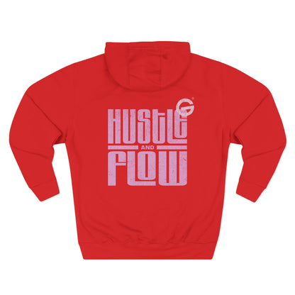 Hustle Flow Pink Graphic Hoodie