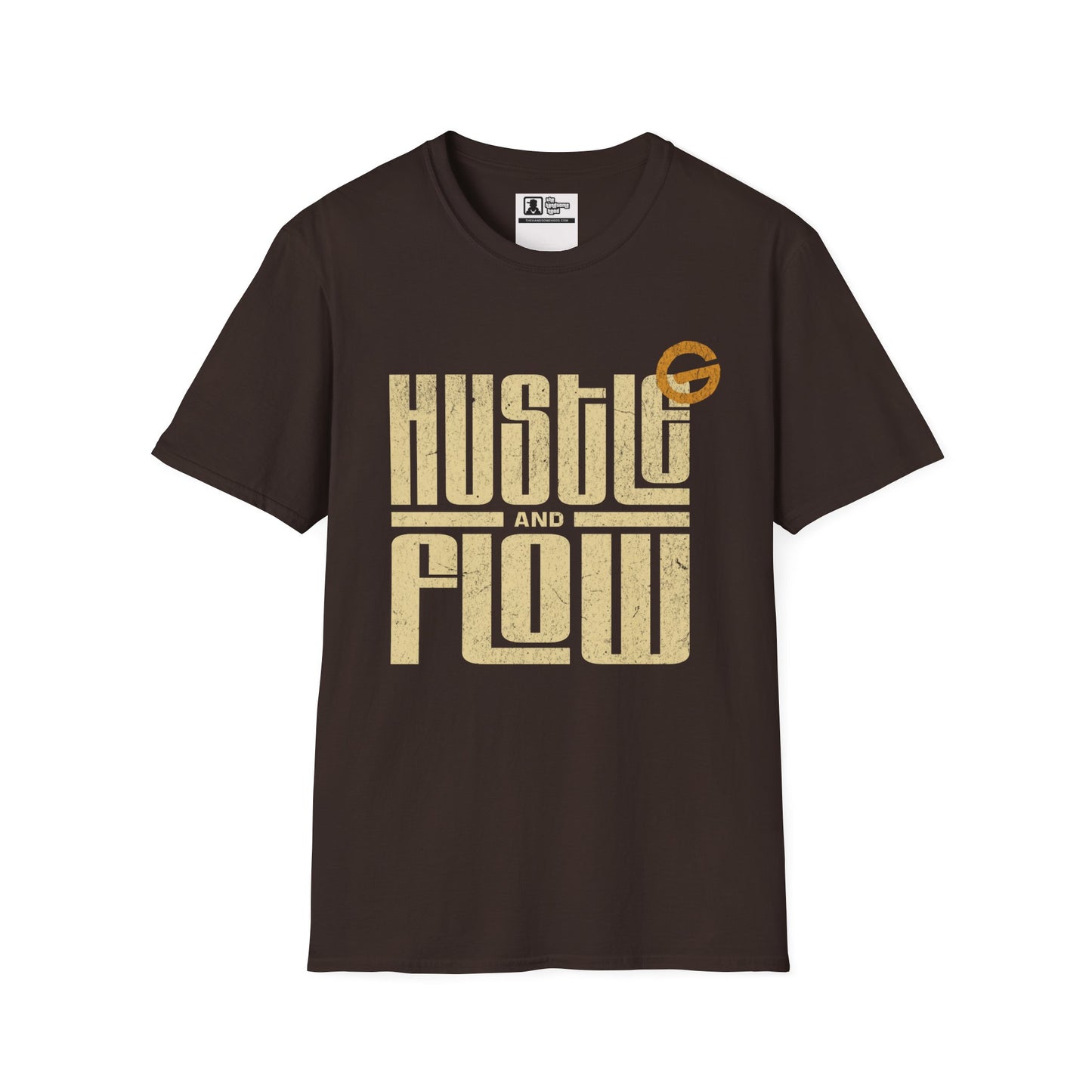 Hustle Flow Retro Gold Tee
