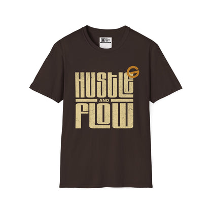 Hustle Flow Retro Gold Tee