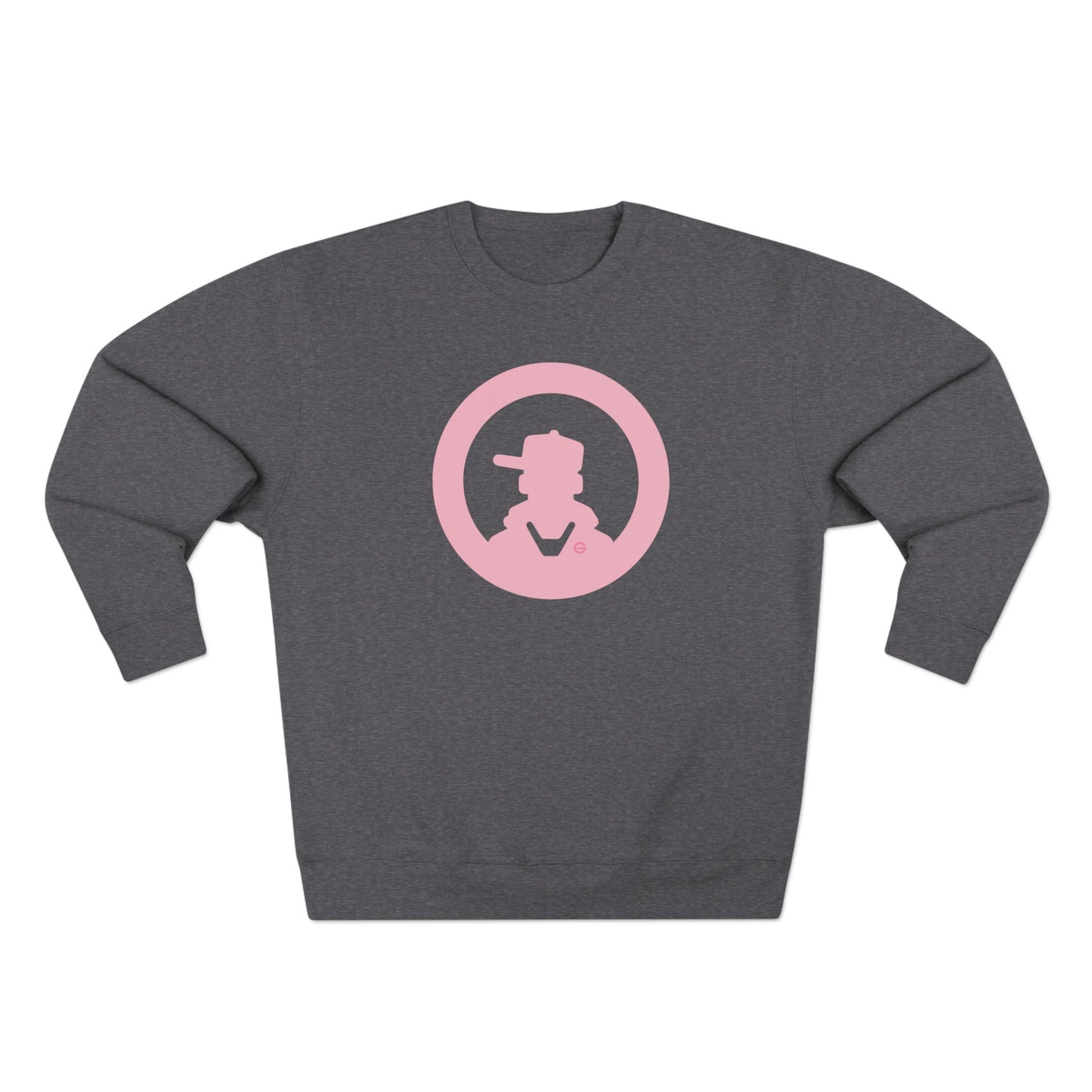 Pink Silhouette Crewneck Sweatshirt