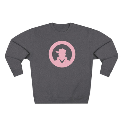 Pink Silhouette Crewneck Sweatshirt