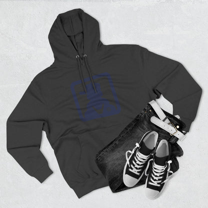 Minimalist Cowboy Silhouette Hoodie — Western Graphic Pullover