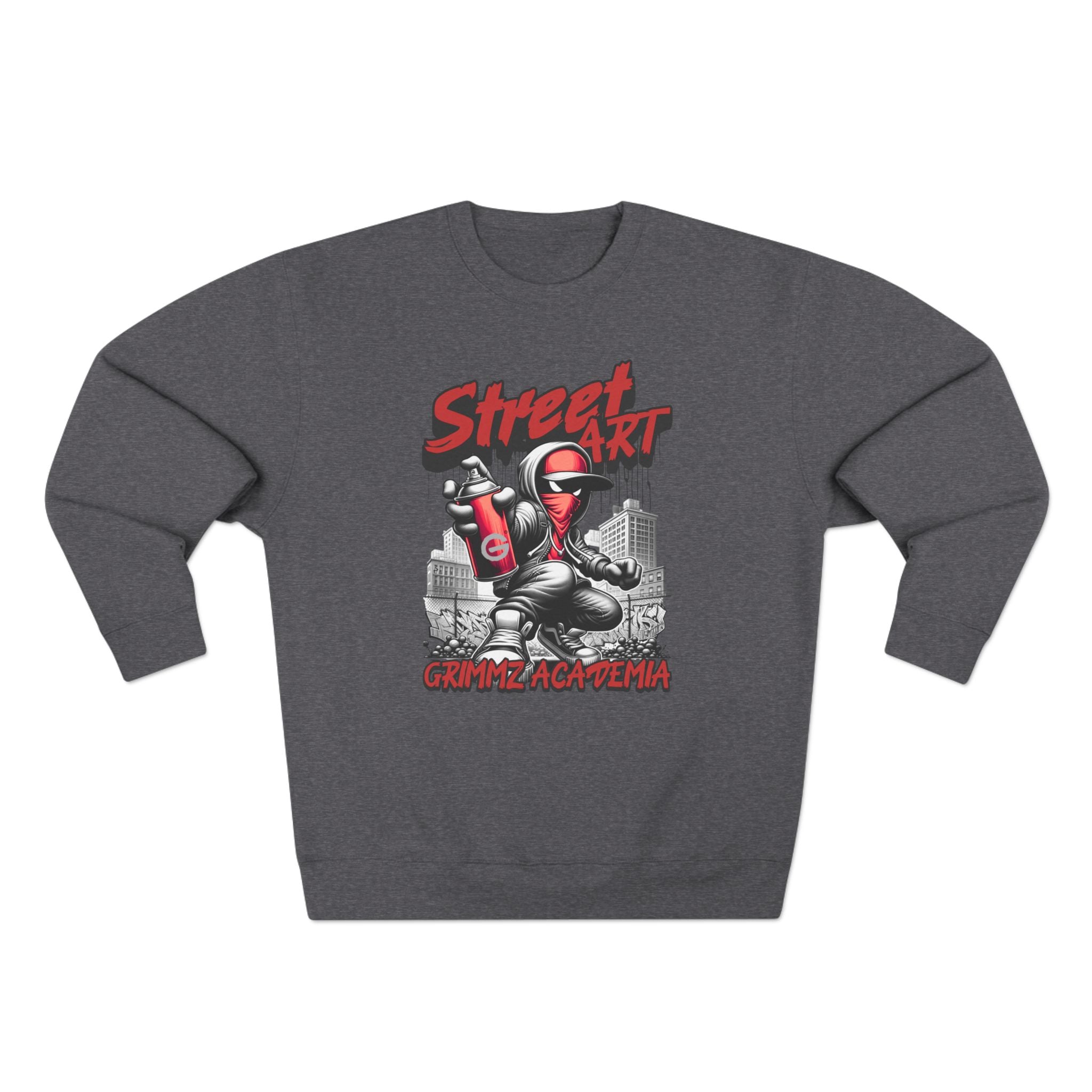 Street Art Crewneck Sweatshirt – Graffiti Skater Graphic