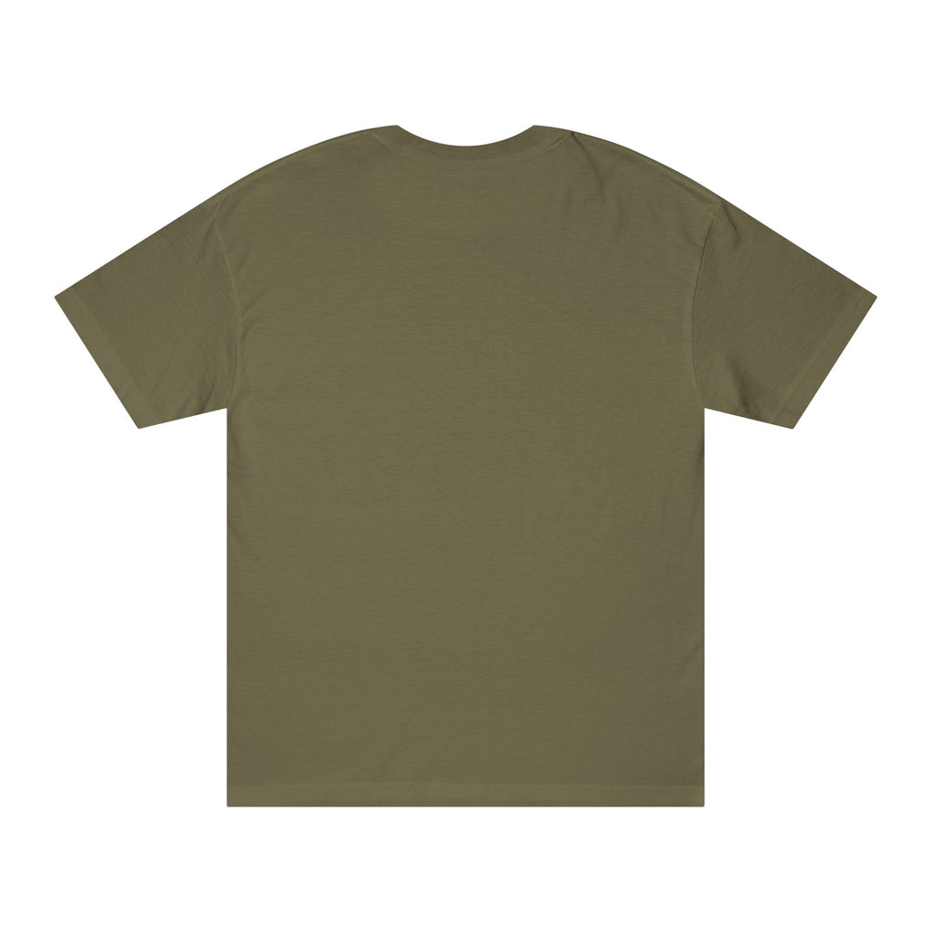 The Handsome Hood Tee — Vintage Military Green Graphic T-Shirt