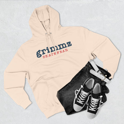 Grimmz Skatewear Fleece Hoodie — Vintage Skate Logo Pullover
