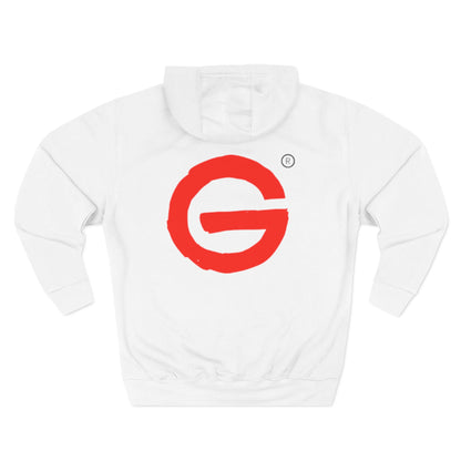 Red Brushstroke G Logo Hoodie