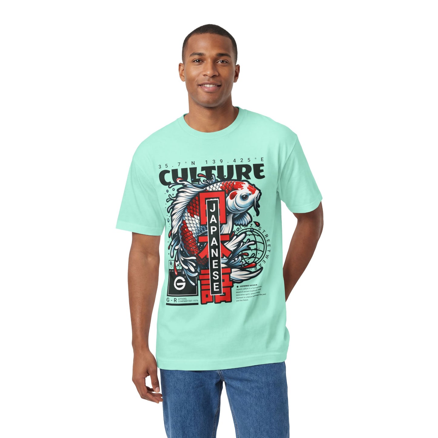 Japanese Koi Culture Graphic Tee