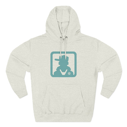 Three-Panel Fleece Hoodie