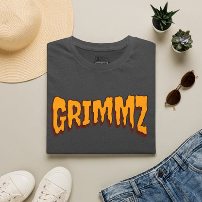 Grimmz Orange Drip Logo T-Shirt