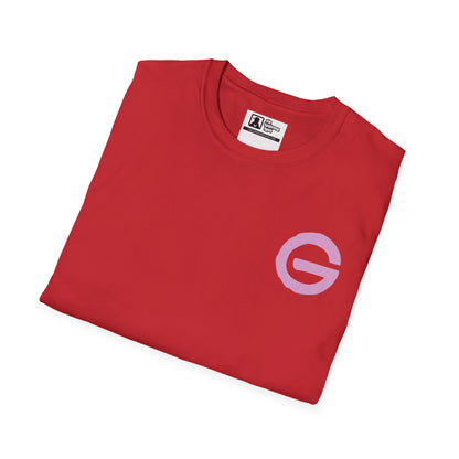 T-Shirt — Minimal Pink 'G' Logo Tee