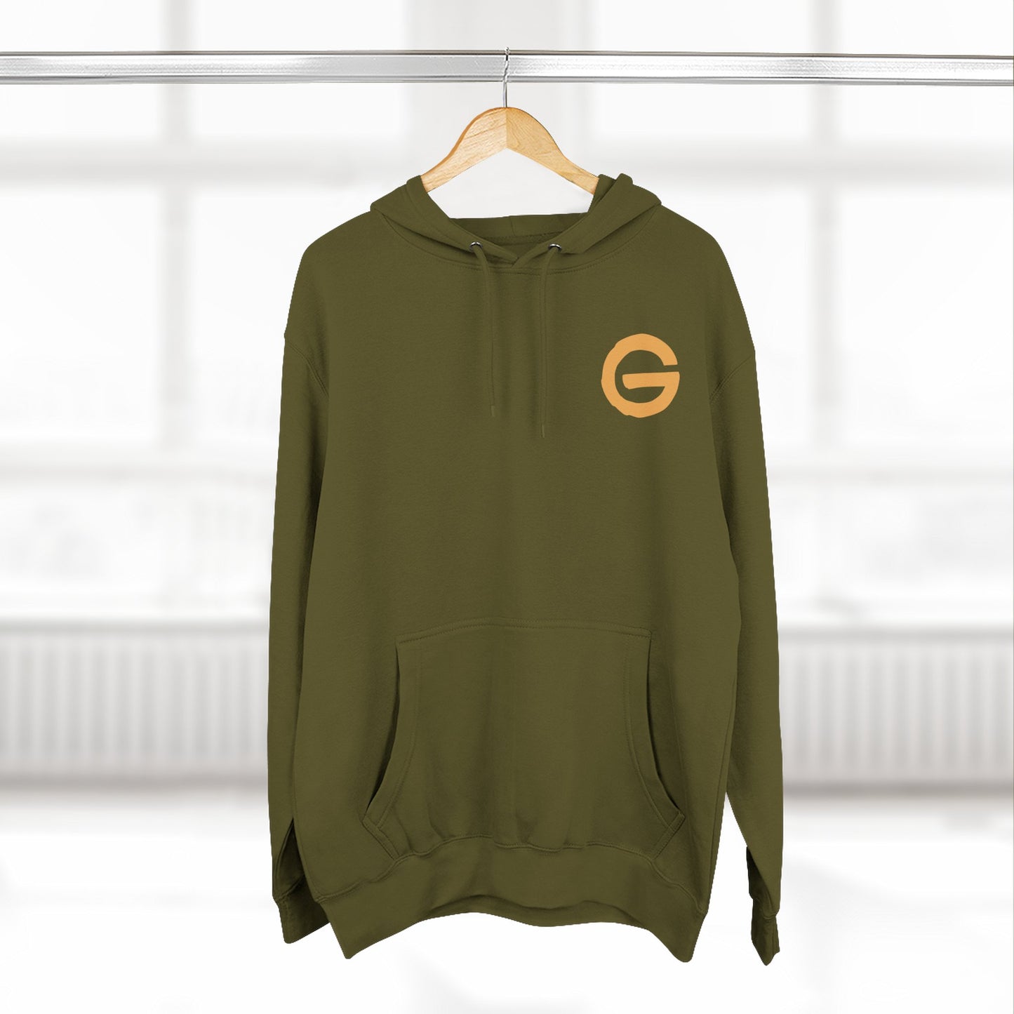 G Circle Logo Hoodie Minimalist
