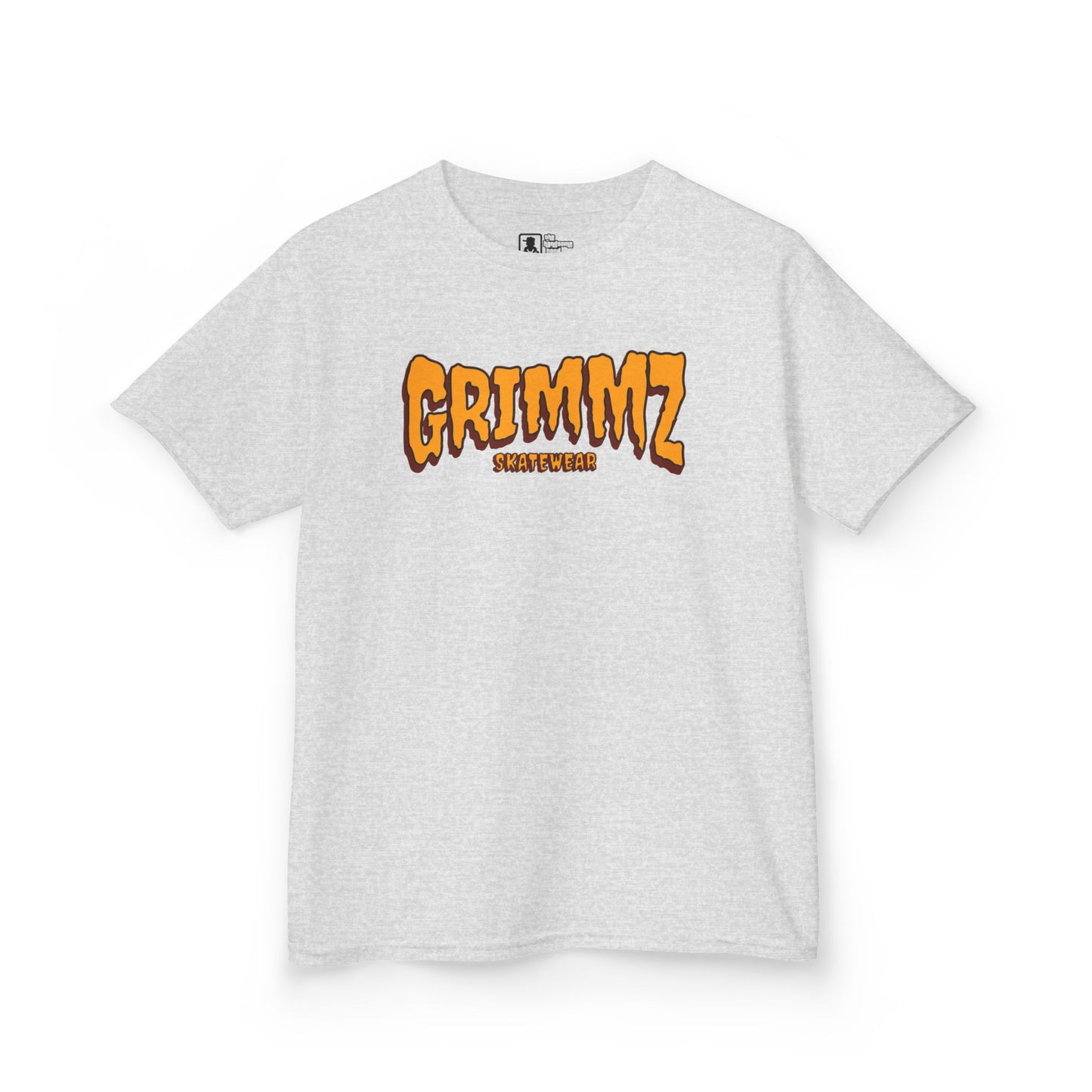 Kids Tee — GRIMMZ Orange Logo Graphic Shirt