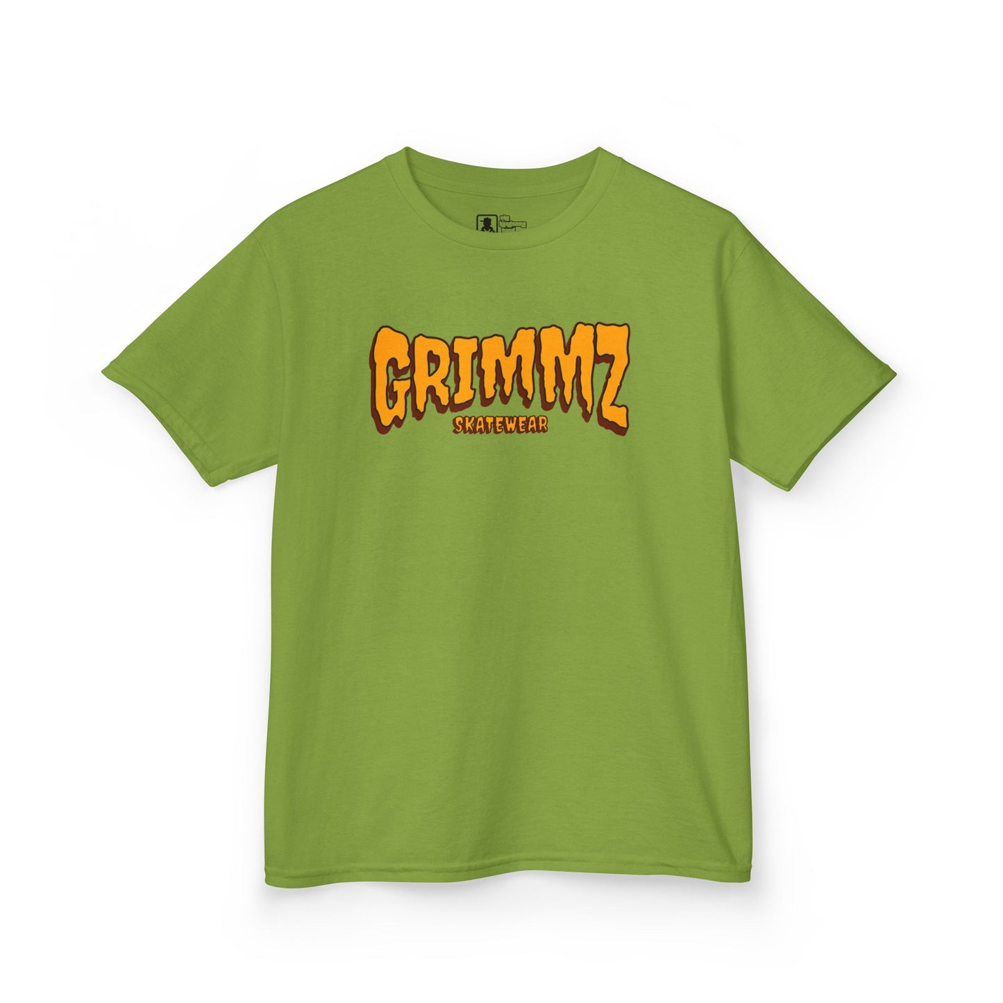 Kids Tee — GRIMMZ Orange Logo Graphic Shirt