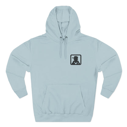 Minimal Silhouette Chest Logo Hoodie
