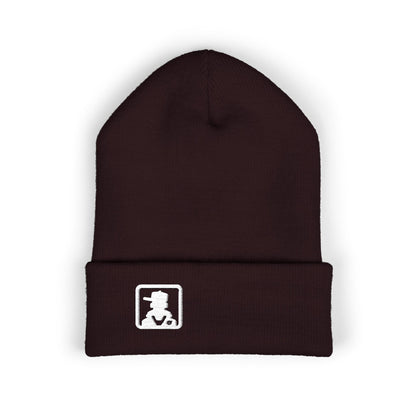 Classic Minimal Patch Knit Beanie