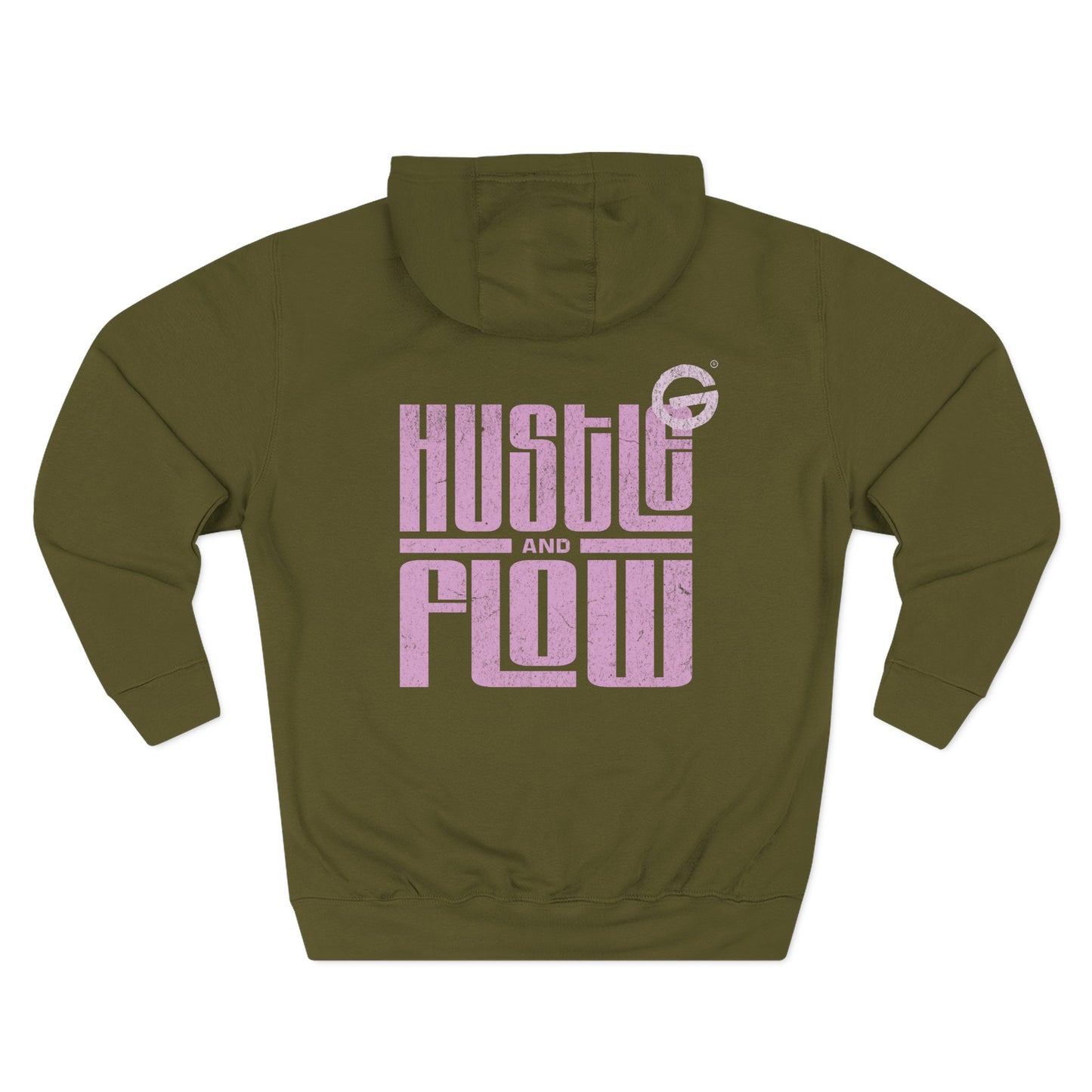 Hustle Flow Pink Graphic Hoodie