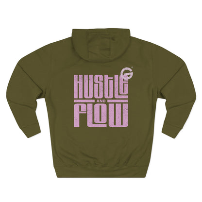 Hustle Flow Pink Graphic Hoodie