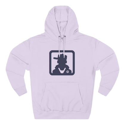 Minimalist Cowboy Silhouette Hoodie — Western Graphic Pullover