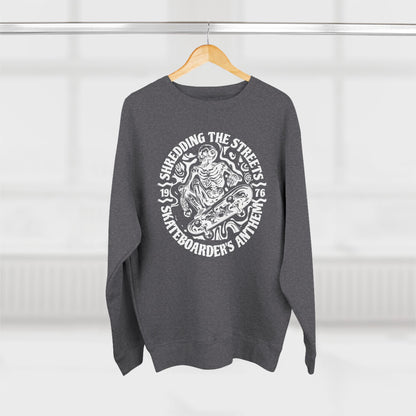 Skate Anarchy Shredding Streets Sweatshirt