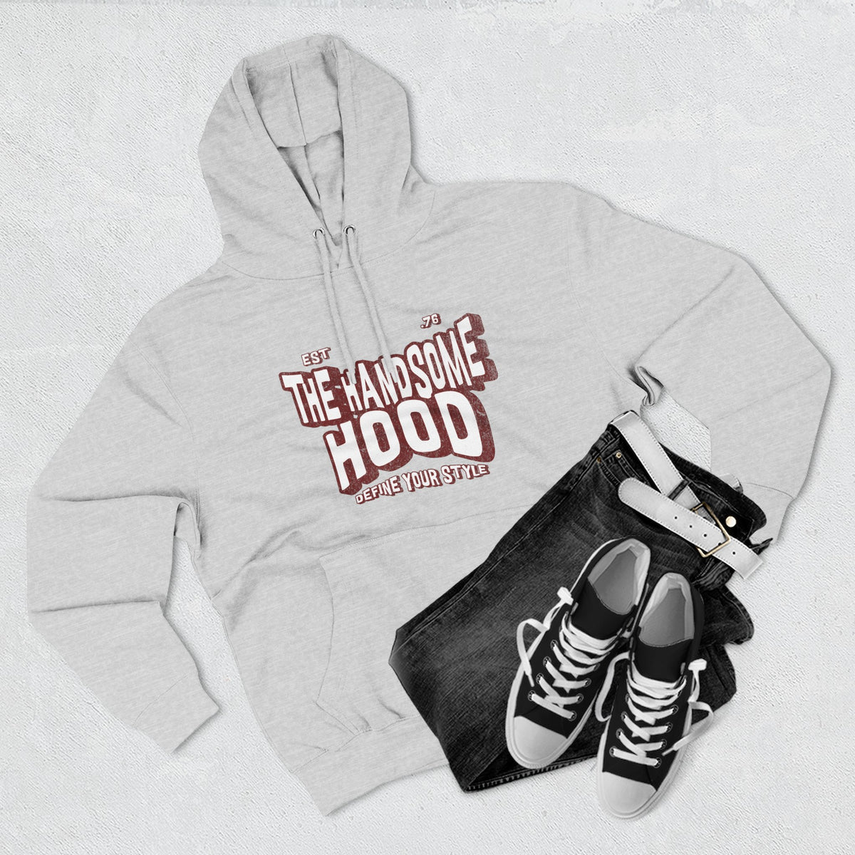 The Handsome Hood Graphic Fleece Hoodie