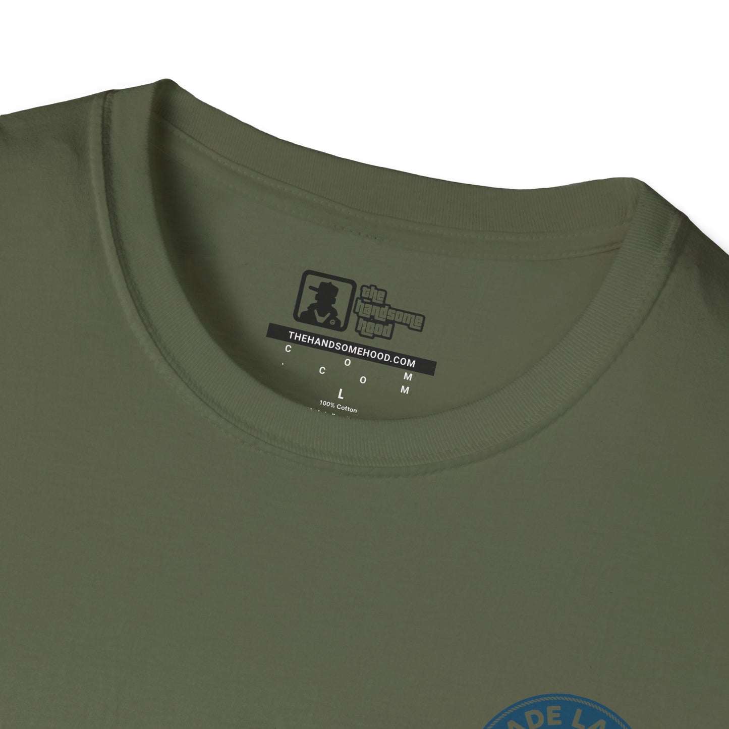 Glade Laksen Kvalitetsfisk T-Shirt — Vintage Salmon Fishing Tee