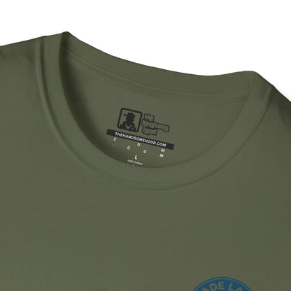 Glade Laksen Kvalitetsfisk T-Shirt — Vintage Salmon Fishing Tee