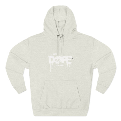 Classic White Three-Panel Hoodie