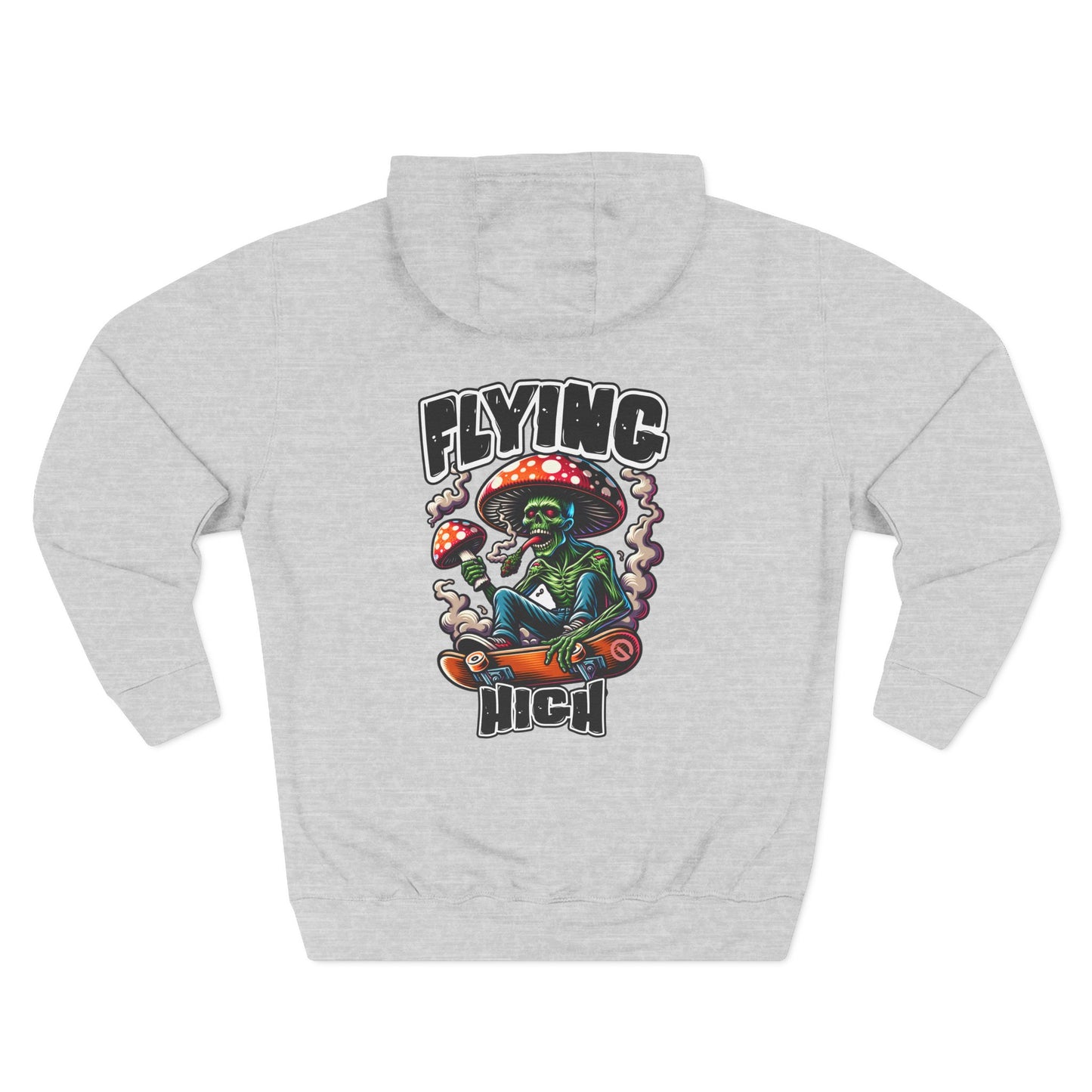 Flying High Mushroom Skateboard Hoodie