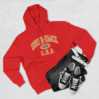 Grimmz 1976 U.S.A. Hoodie — Vintage Collegiate Fleece Pullover