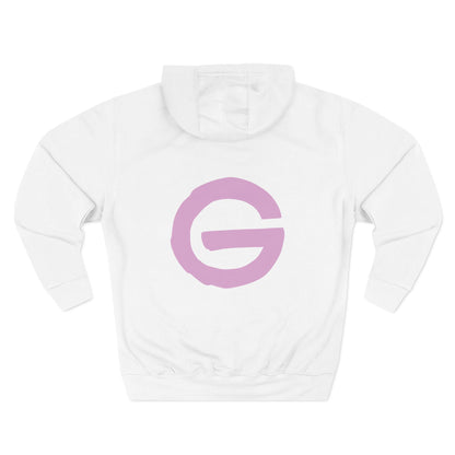Minimalist Pink G Logo Hoodie