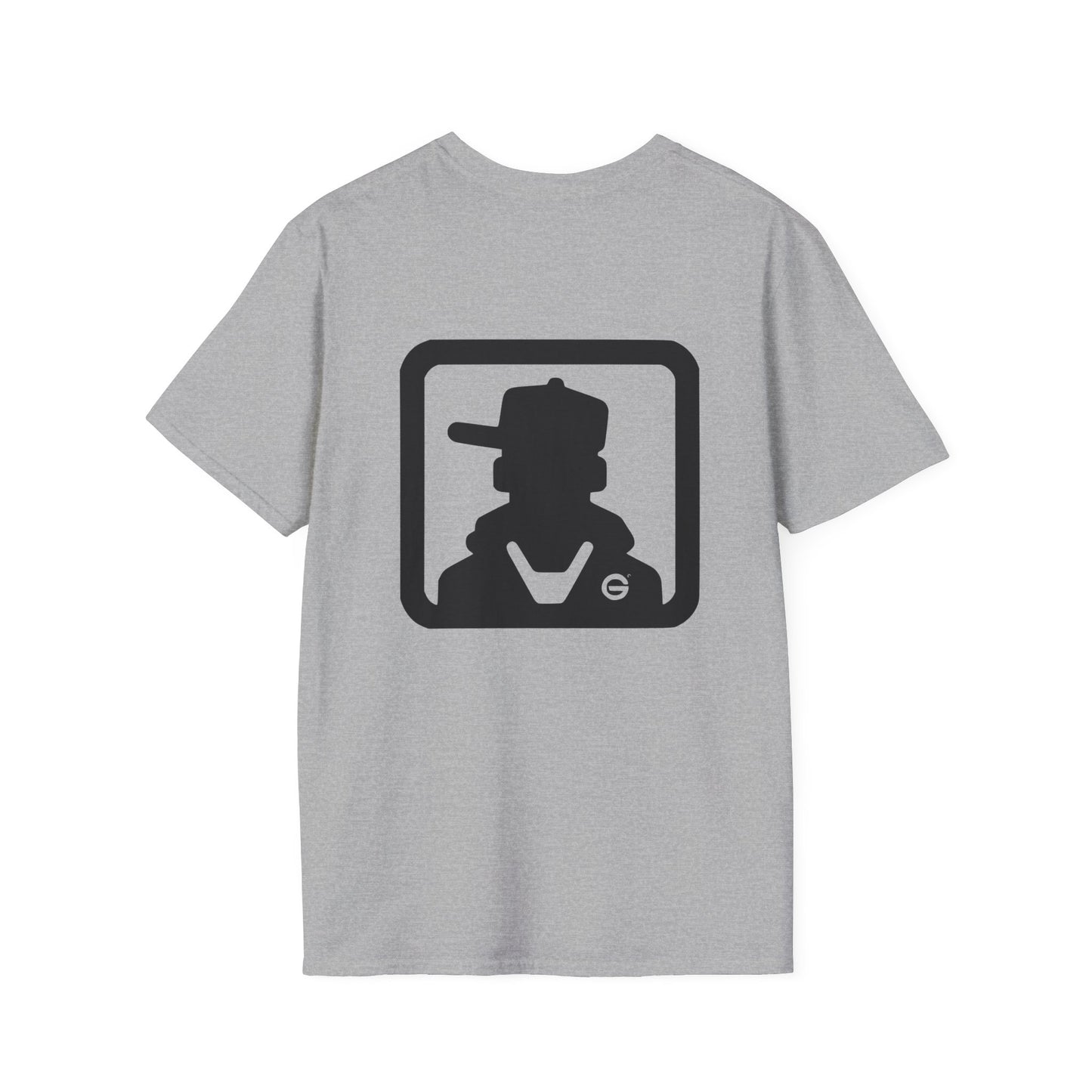 Minimal Monochrome Silhouette Logo Tee