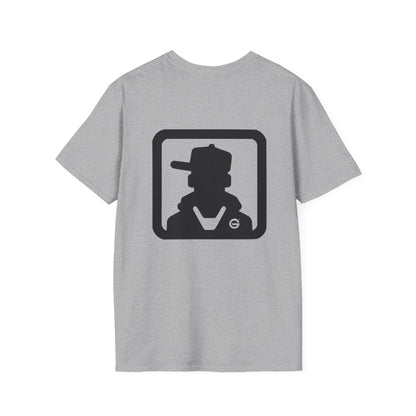 Minimal Monochrome Silhouette Logo Tee