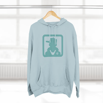 Three-Panel Fleece Hoodie
