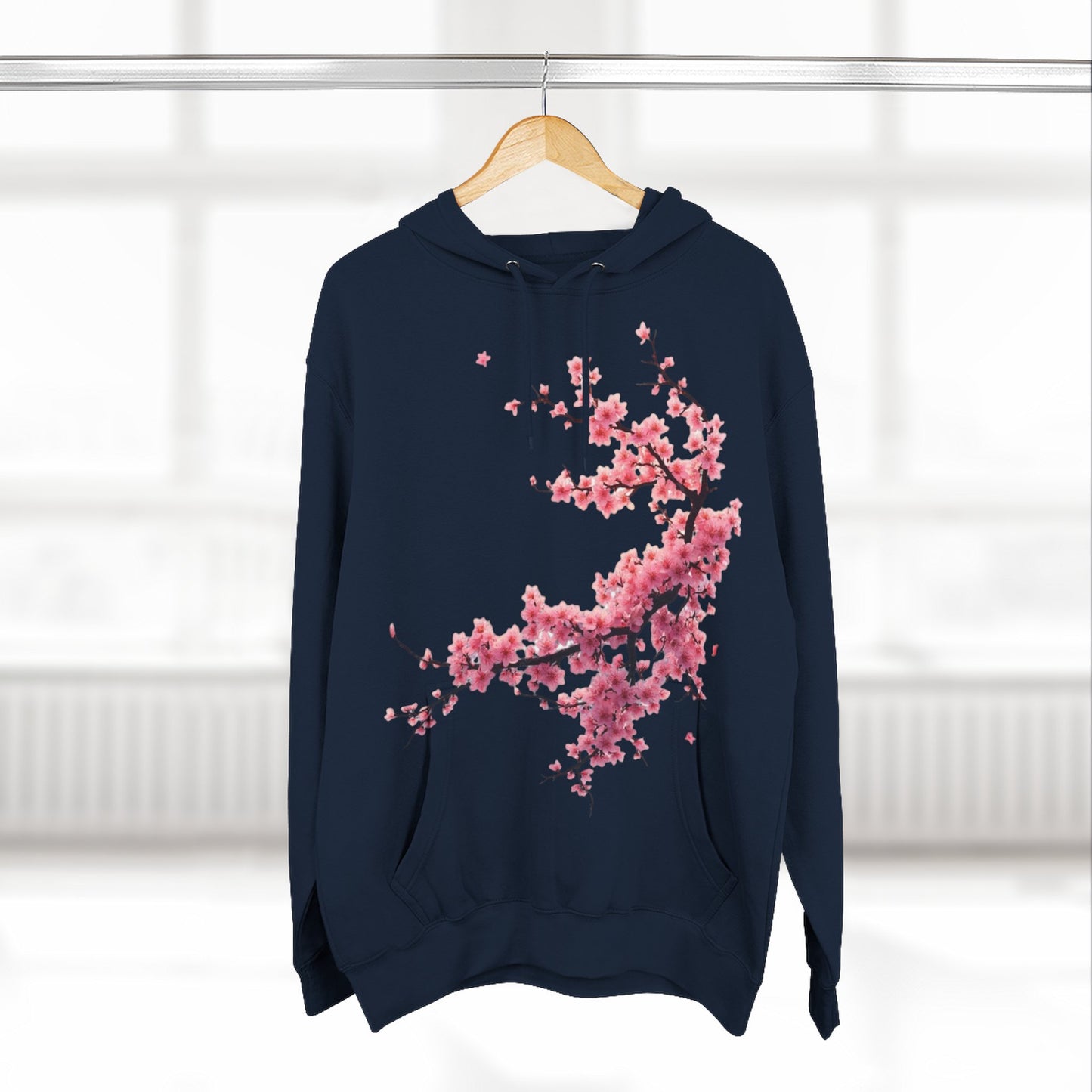 Three-Panel Fleece Hoodie