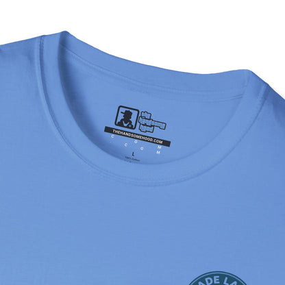 Glade Laksen Kvalitetsfisk T-Shirt — Vintage Salmon Fishing Tee